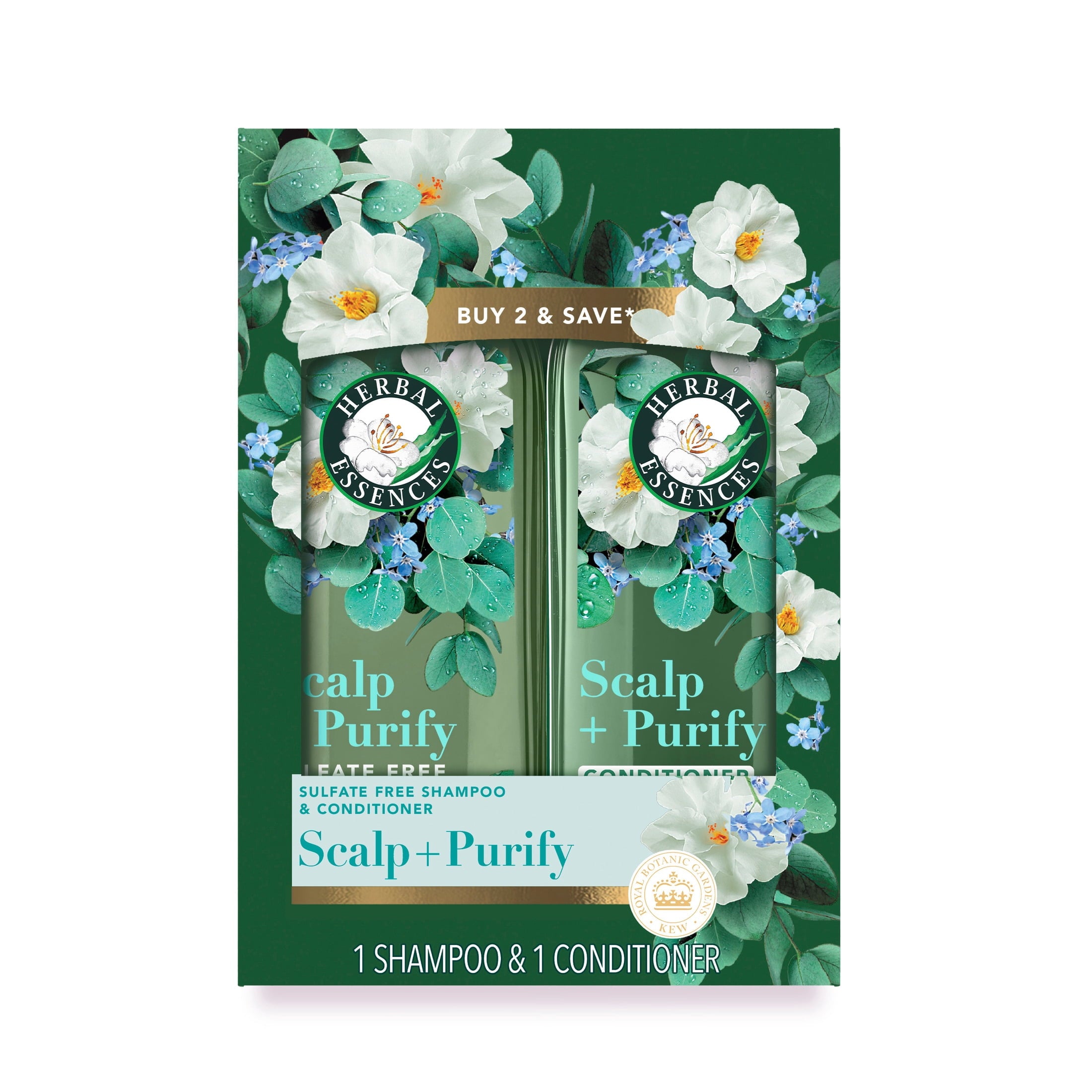Scalp + Purify Eucalyptus Shampoo and Conditioner Dual Pack, 13.5 fl oz Each