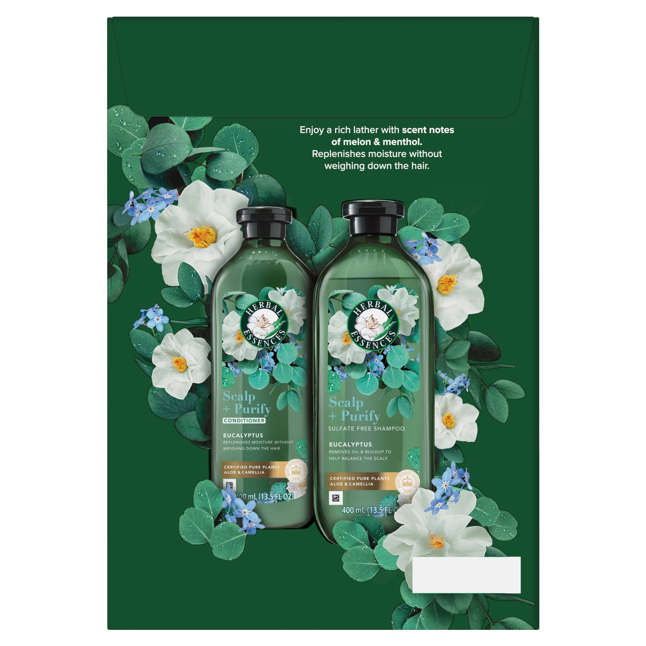 Scalp + Purify Eucalyptus Shampoo and Conditioner Dual Pack, 13.5 fl oz Each