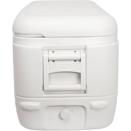 120 qt. Quick &amp; Cool Polar Ice Chest Cooler, White