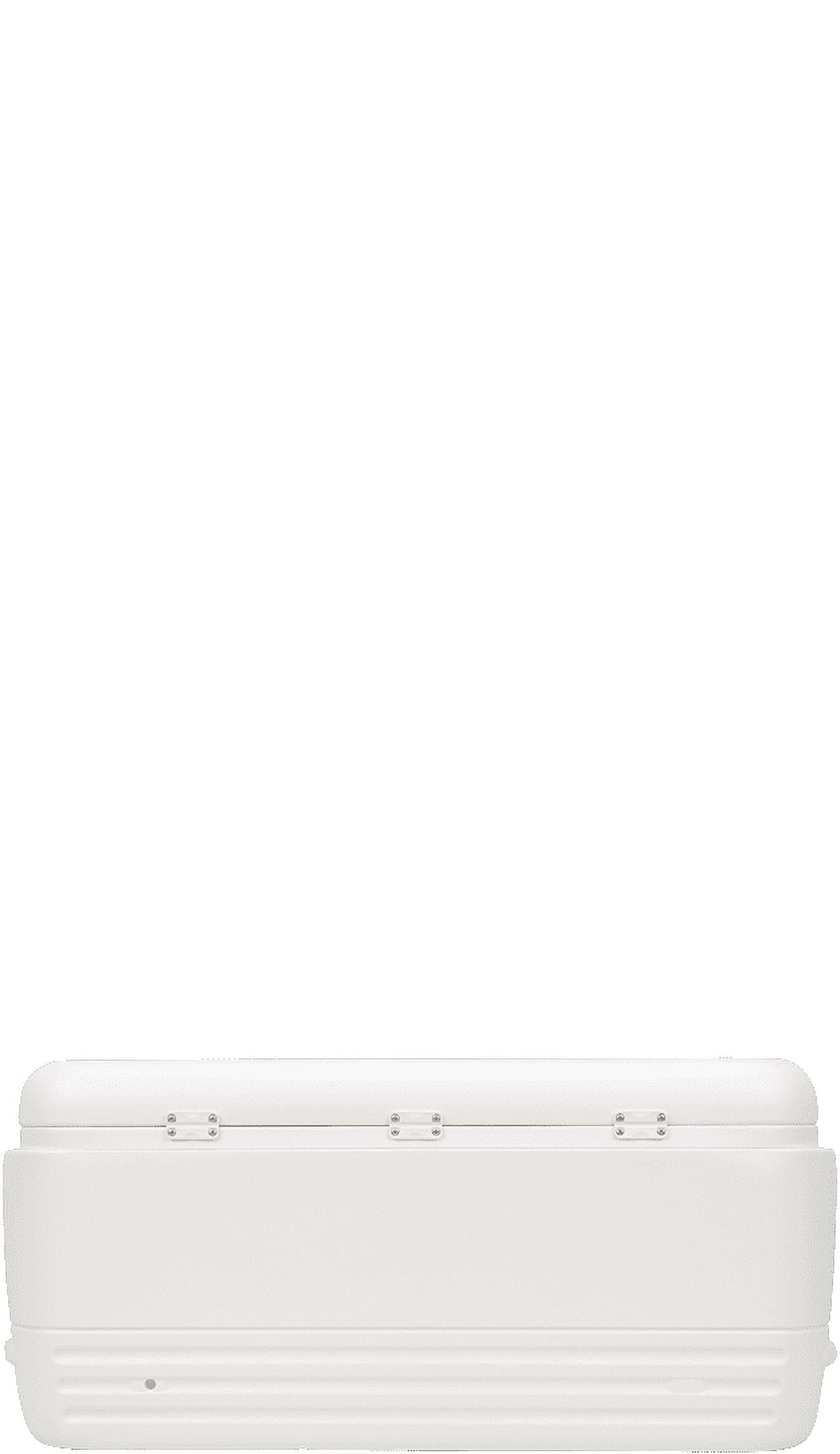 120 qt. Quick &amp; Cool Polar Ice Chest Cooler, White