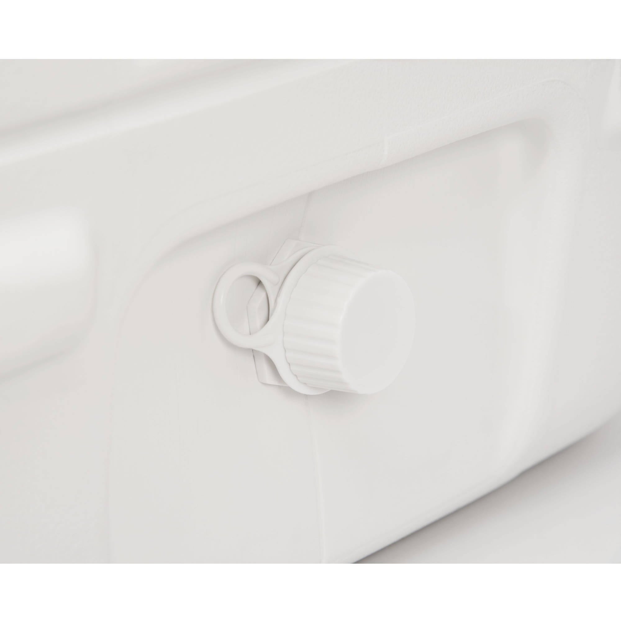 120 qt. Quick &amp; Cool Polar Ice Chest Cooler, White