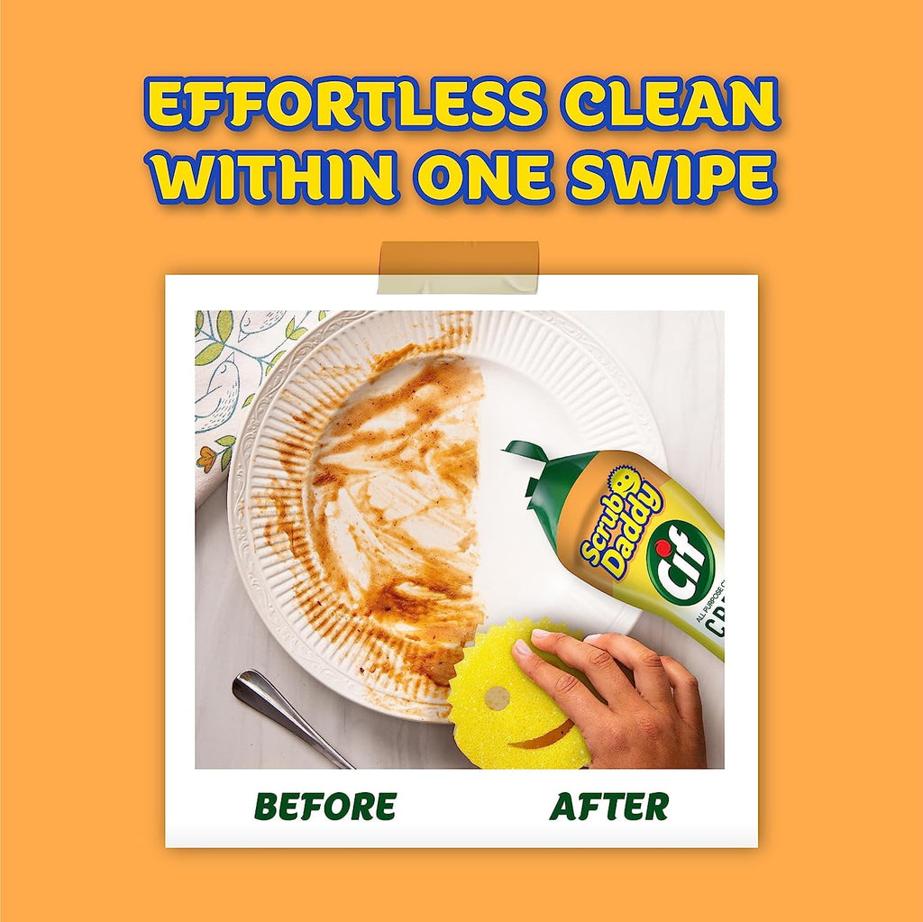 Nonscratch Plastic Dishwashing Scrubbers, Lemon Multi Surface Cleaning