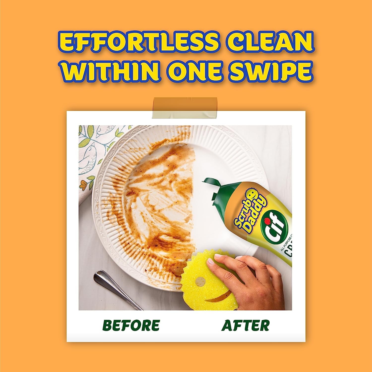 Nonscratch Plastic Dishwashing Scrubbers, Lemon Multi Surface Cleaning
