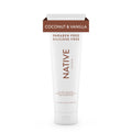 Natural Hand and Body Lotion, Coconut &amp; Vanilla, Paraben Free, Silicone Free 12 oz