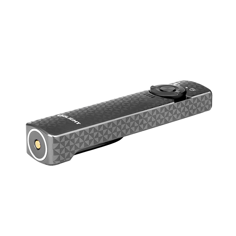 Arkfeld EDC Flat Flashlight, 1000 Lumens LED Light with Green Beam, Rechargeable Battery, Orange