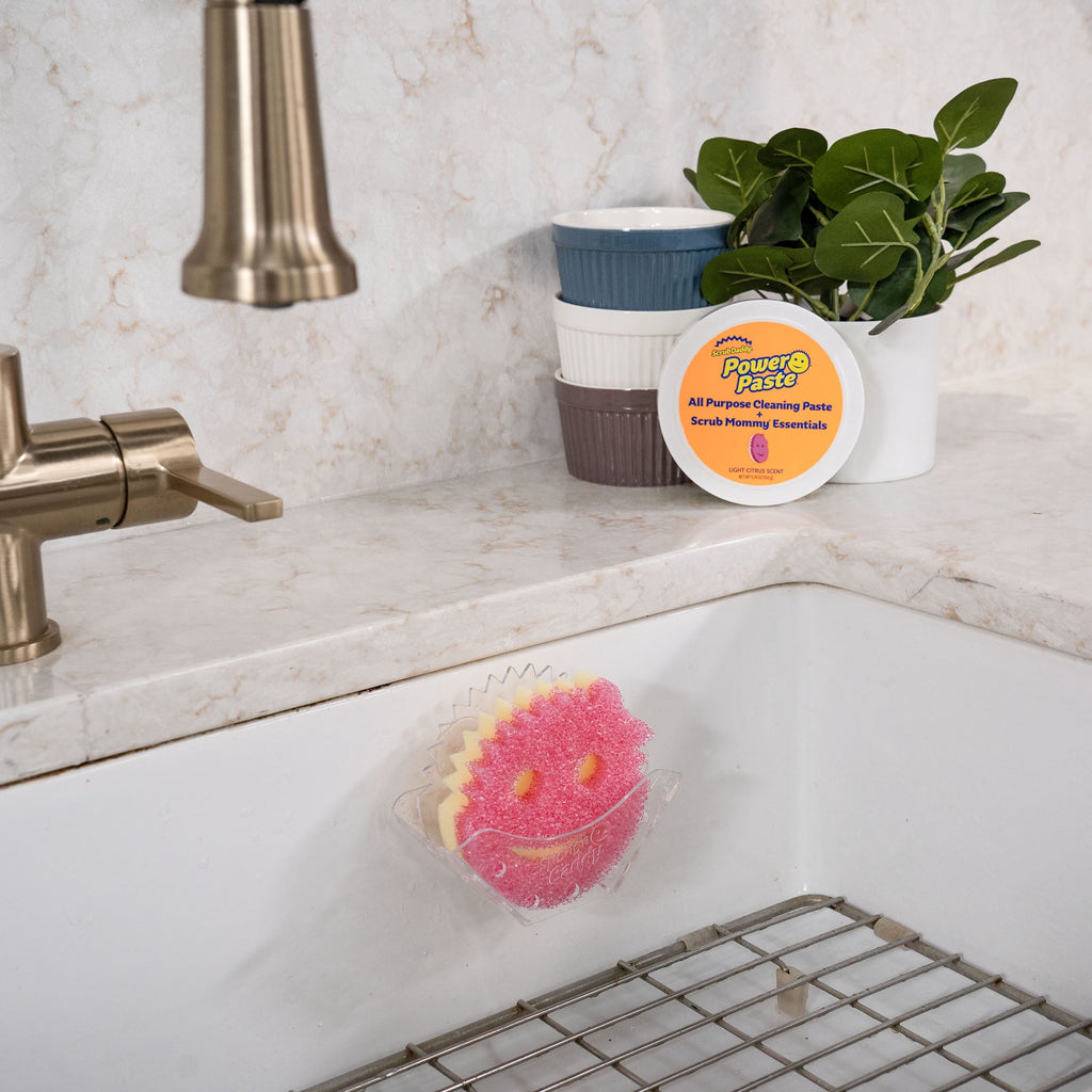 PowerPaste All-Purpose Cleaning Paste with Essentials Scrub Mommy Multipurpose Cleaning Sponge