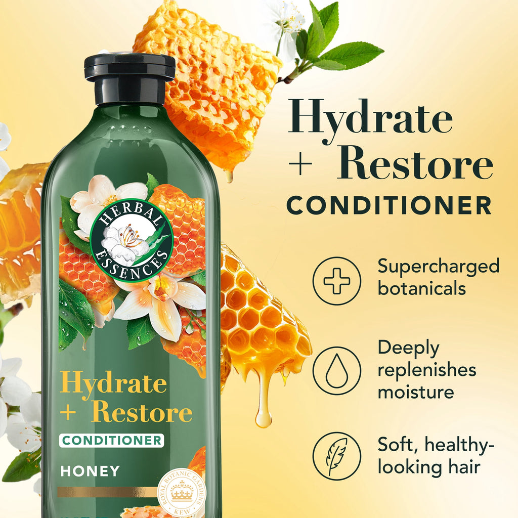 Hydrate + Restore Honey Sulfate Free Conditioner, 13.5 fl oz