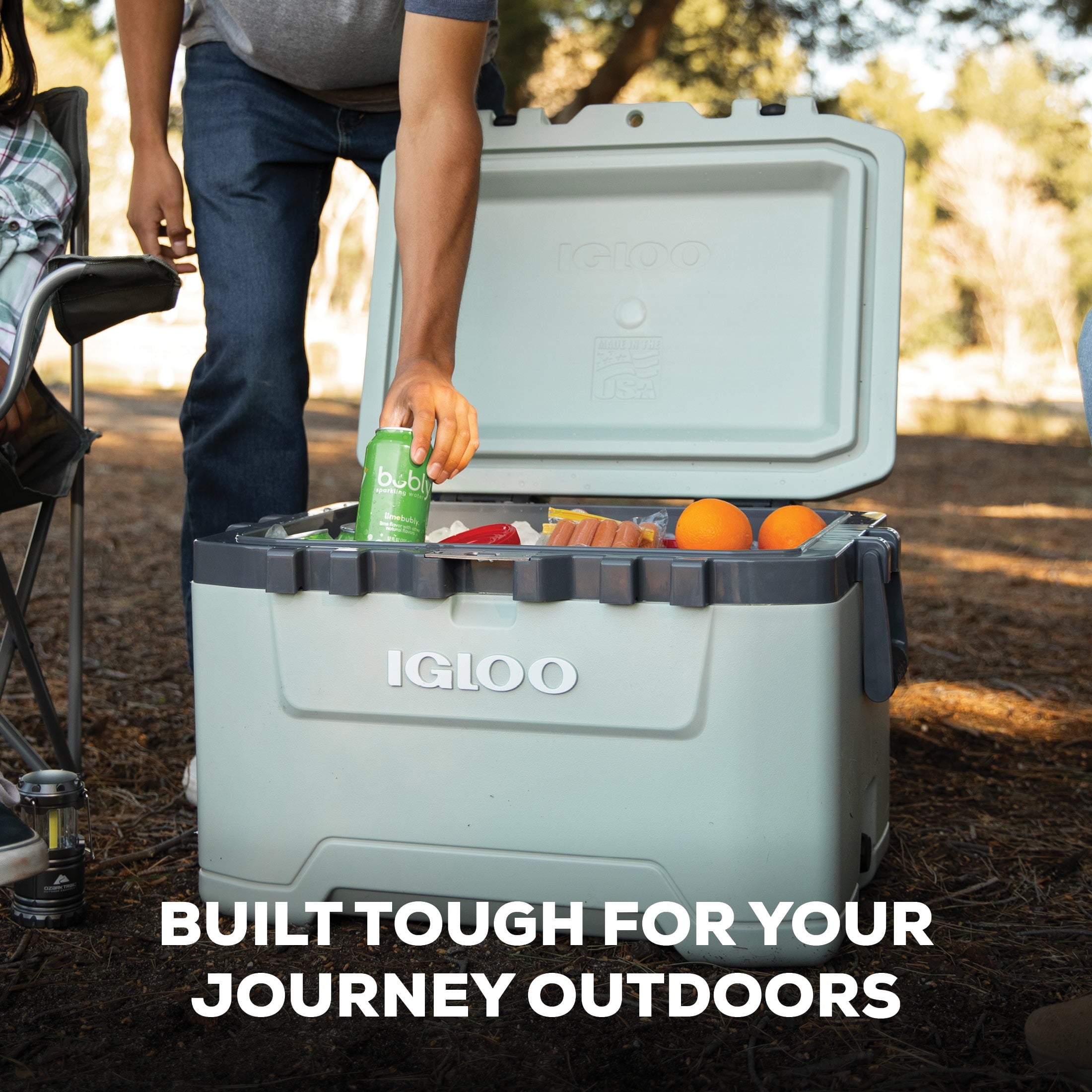 50 QT Overland Ice Chest Cooler, Green