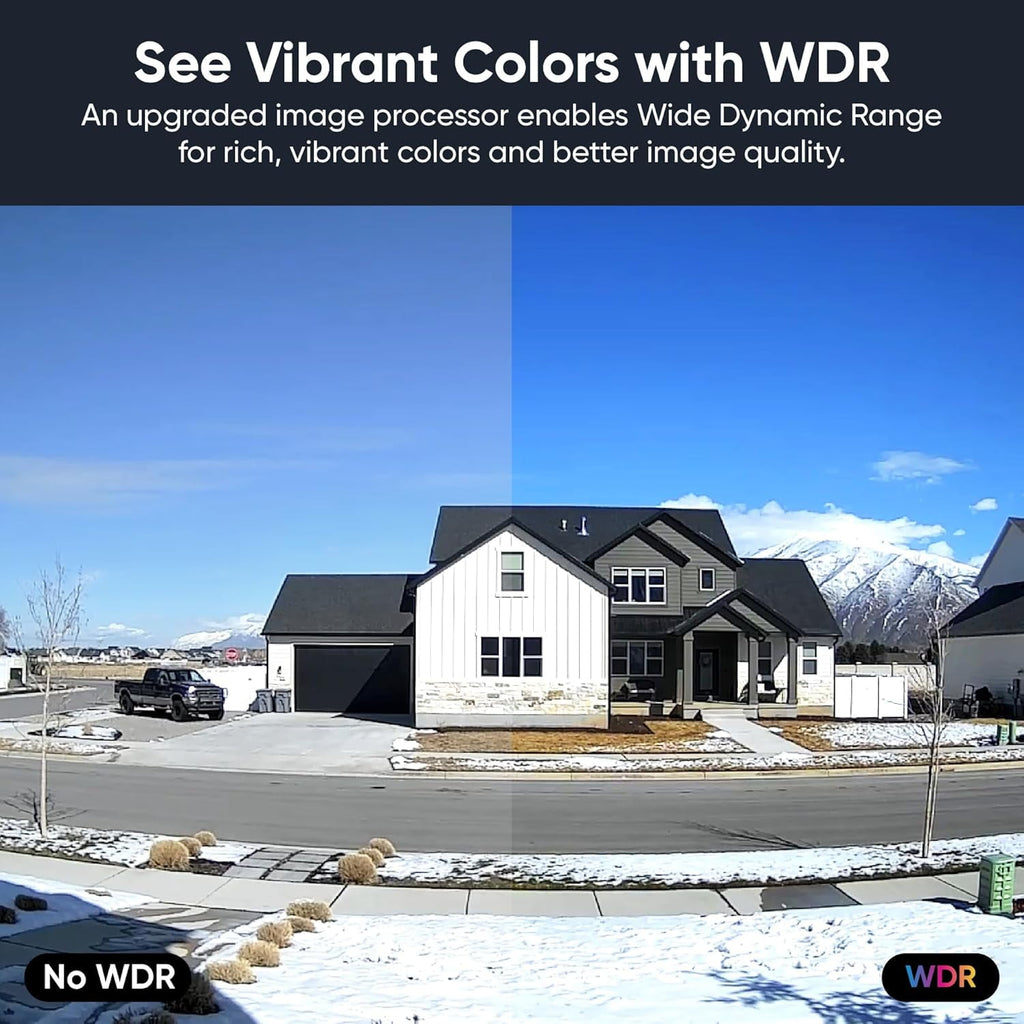 Cam v4 2.5K QHD Wi-Fi Indoor/Outdoor Smart Home Security Camera with Color Night Vision, Motion-Activated Spotlight, and 2-Way Audio