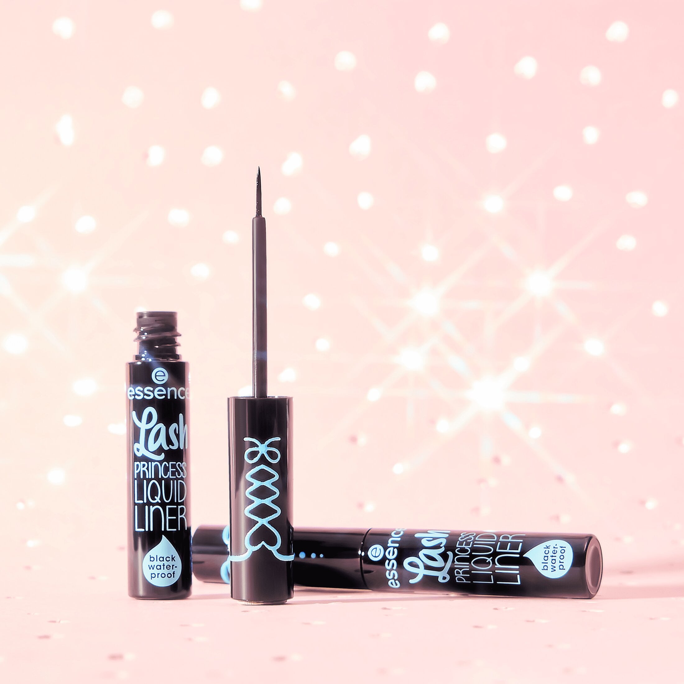 Lash Princess Liquid Eye Liner, Brush-Tip, Black Waterproof