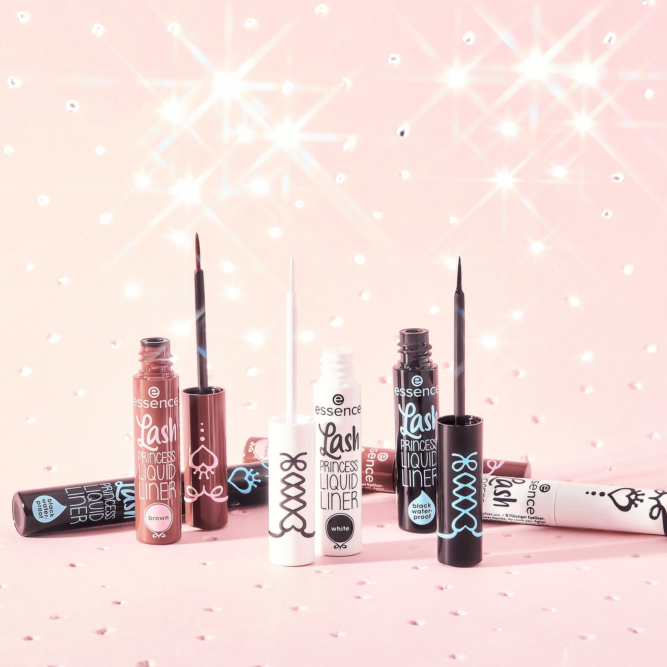 Lash Princess Liquid Eye Liner, Brush-Tip, Black Waterproof
