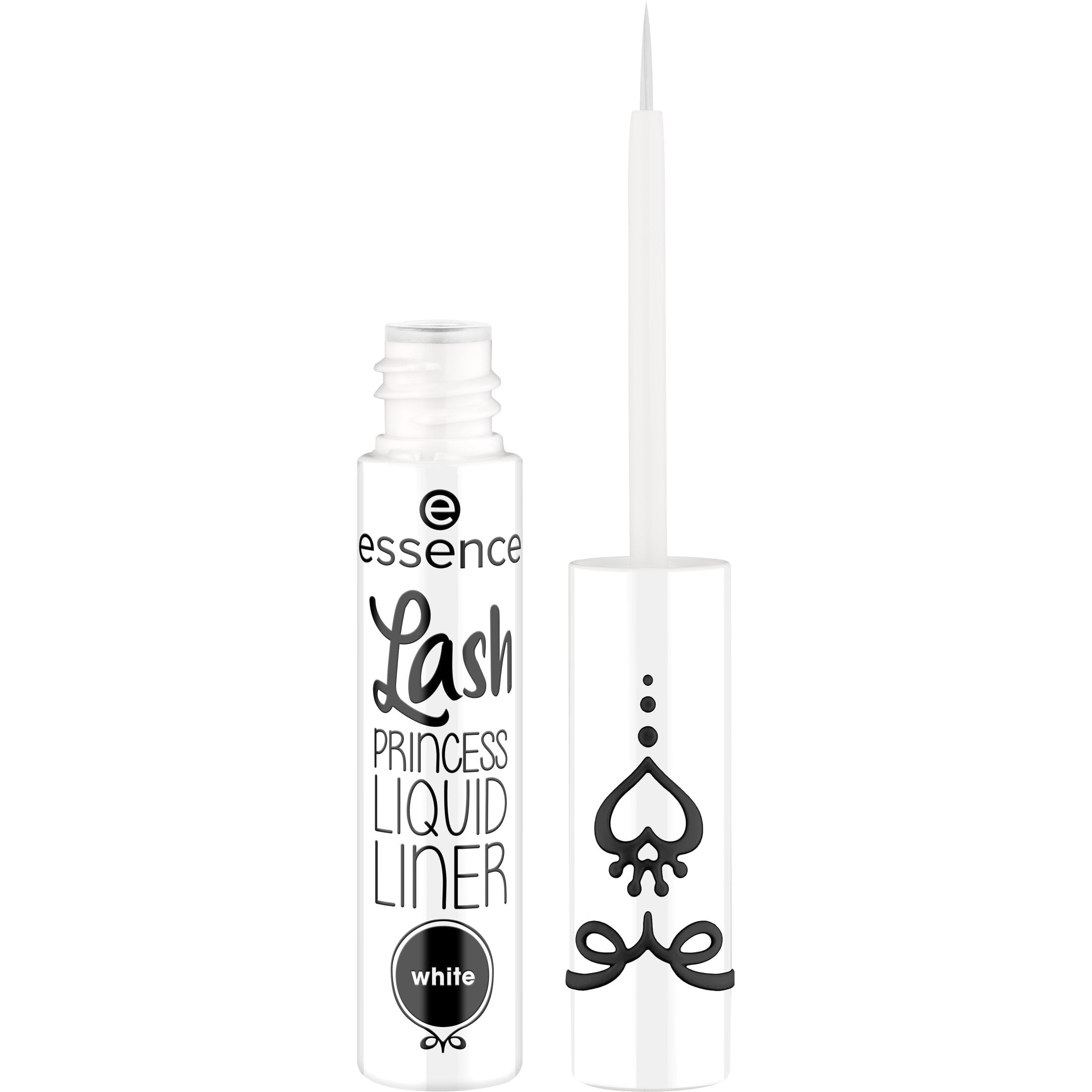 Lash Princess Liquid Eye Liner, Brush-Tip, Black Waterproof