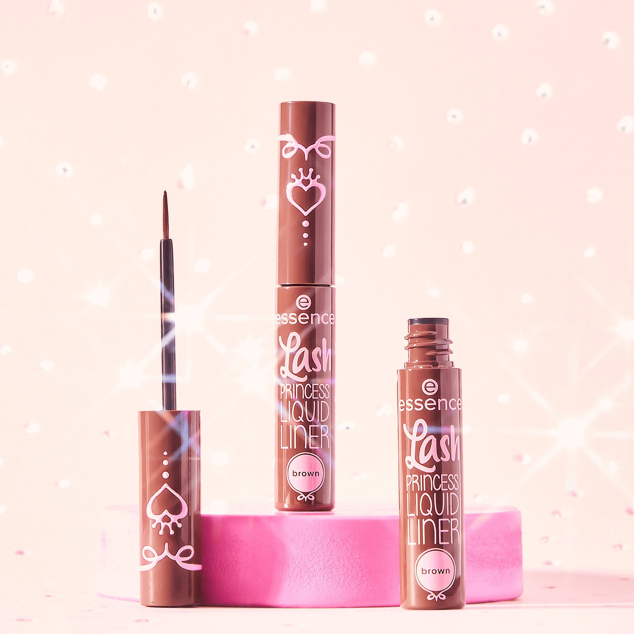 Lash Princess Liquid Eye Liner, Brush-Tip, Black Waterproof
