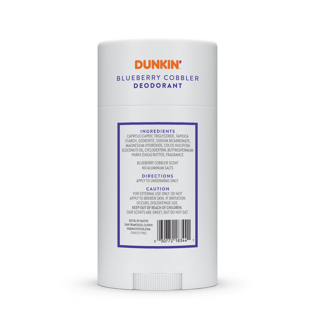 Dunkin' Deodorant, Aluminum Free, Blueberry Cobbler, 2.65oz