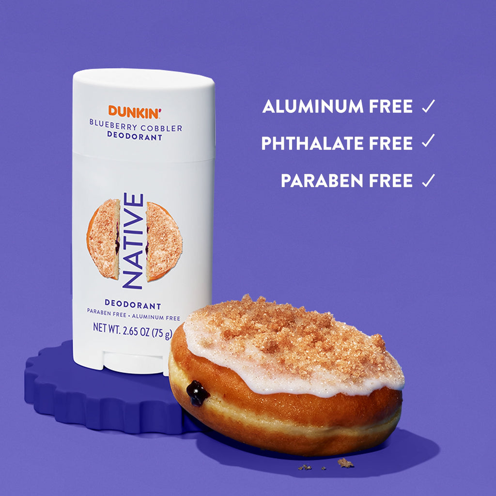 Dunkin' Deodorant, Aluminum Free, Blueberry Cobbler, 2.65oz