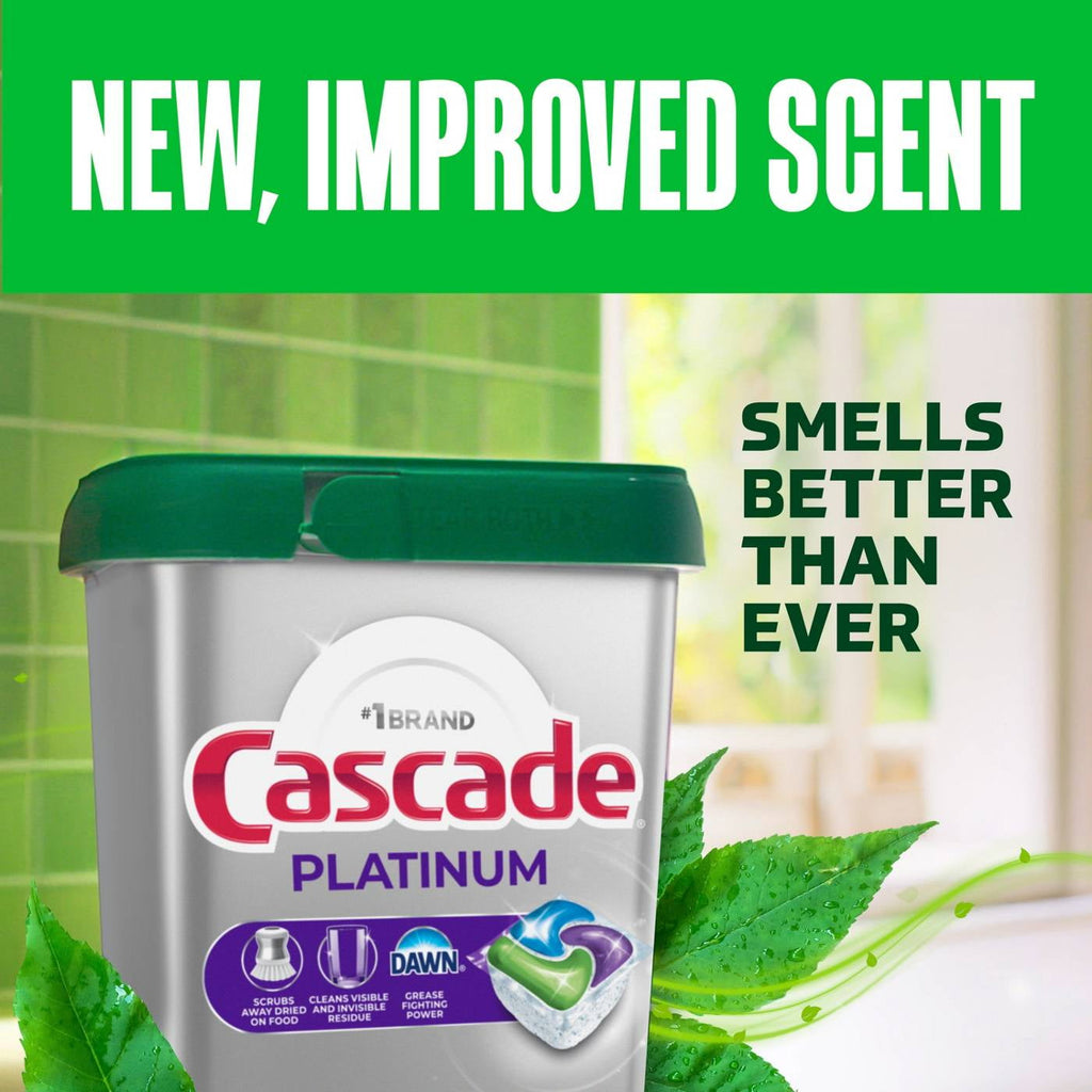 Platinum Fresh Scent Dishwasher Detergent ActionPacs + Oxi - 12 ct
