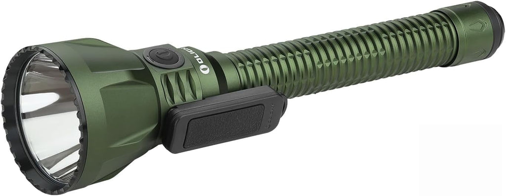 Javelot Turbo 2 1800 Lumen Rechargeable Tactical Flashlight with Long-Range 4921ft Throw, Dual-Switch Light with Wireless Remote 8M Control(Balck)
