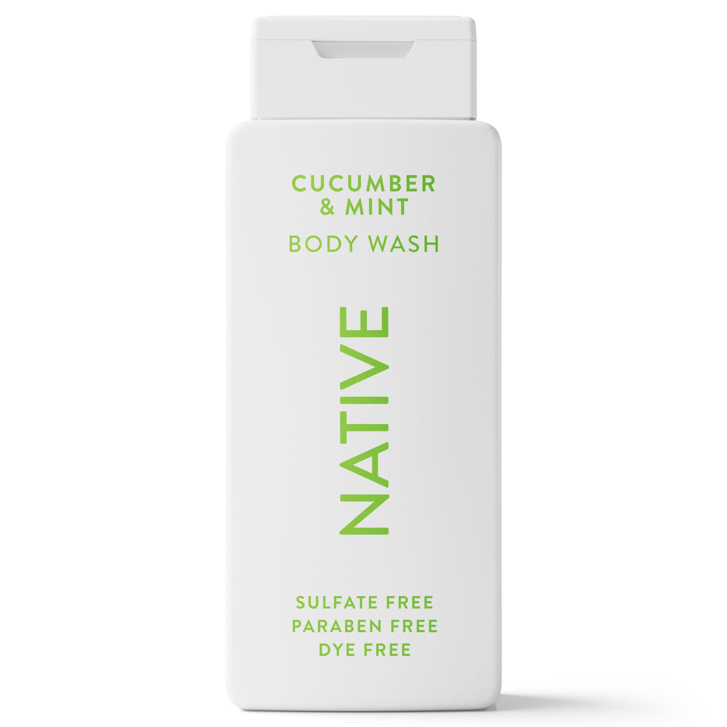 Body Wash, Cucumber &amp; Mint, Sulfate Free, Naturally Derived Ingredients, 24hr Freshness, for Women &amp; Men, 18 fl oz