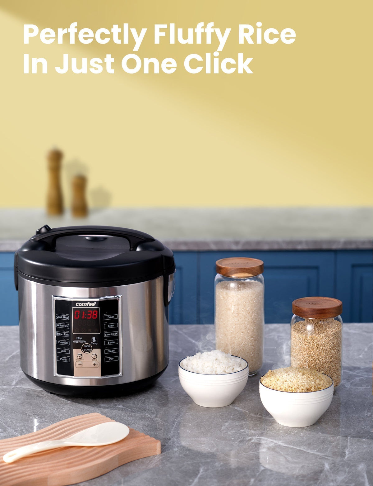 COMFEE' 10-Cup Rice Cooker and Multi-Cooker