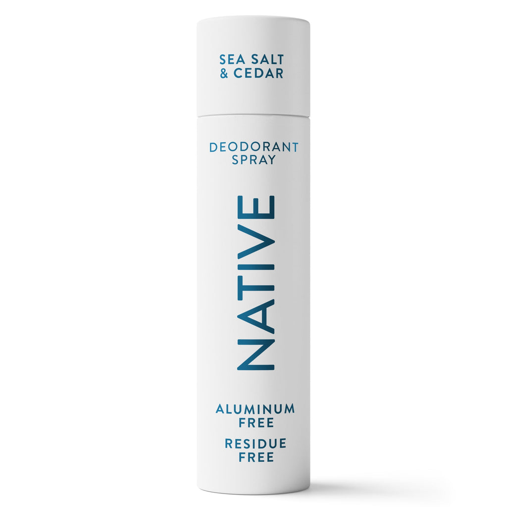 Aluminum Free Deodorant Spray For Men, 72 Hour Deodorant Spray, Sea Salt &amp; Cedar, 3.5oz