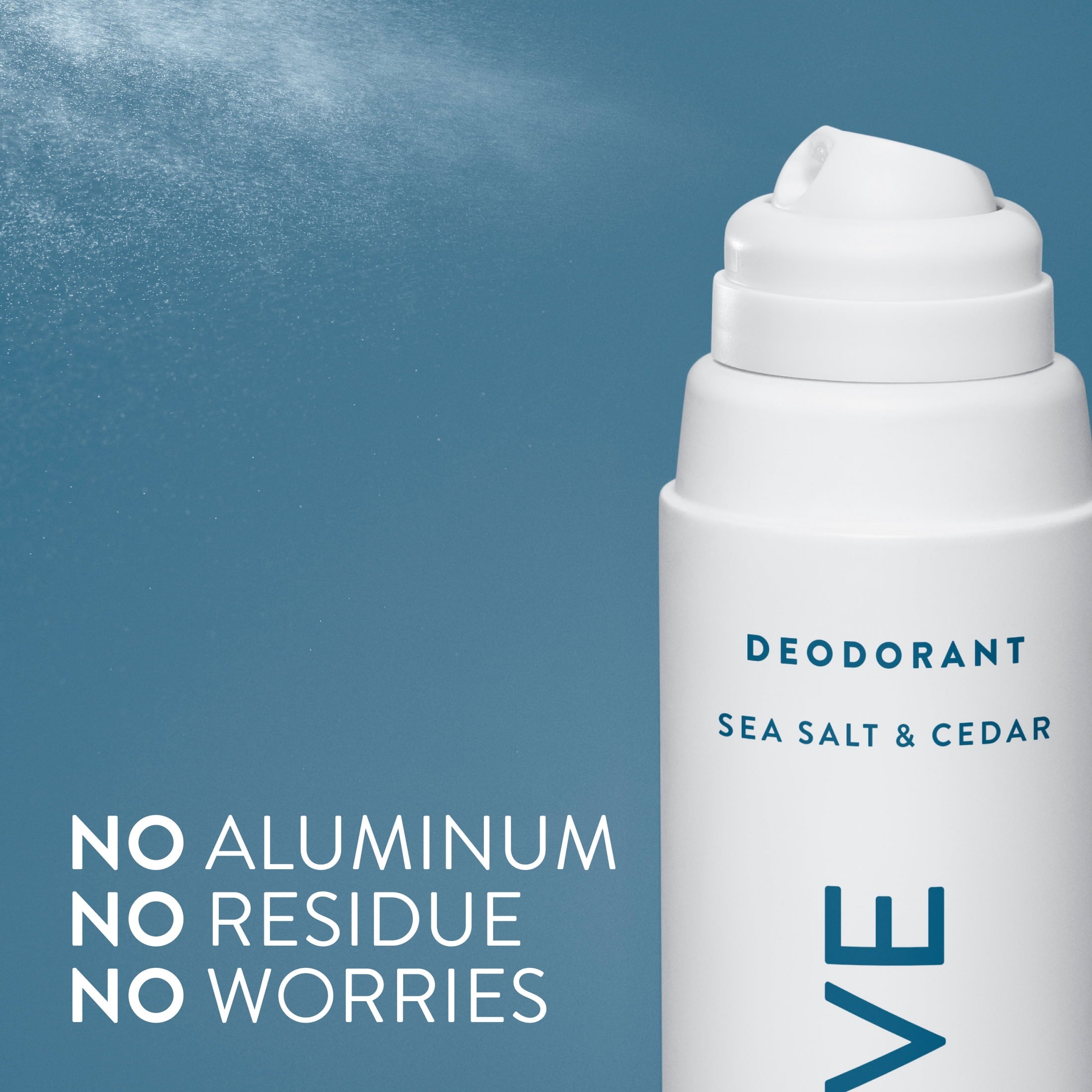 Aluminum Free Deodorant Spray For Men, 72 Hour Deodorant Spray, Sea Salt &amp; Cedar, 3.5oz