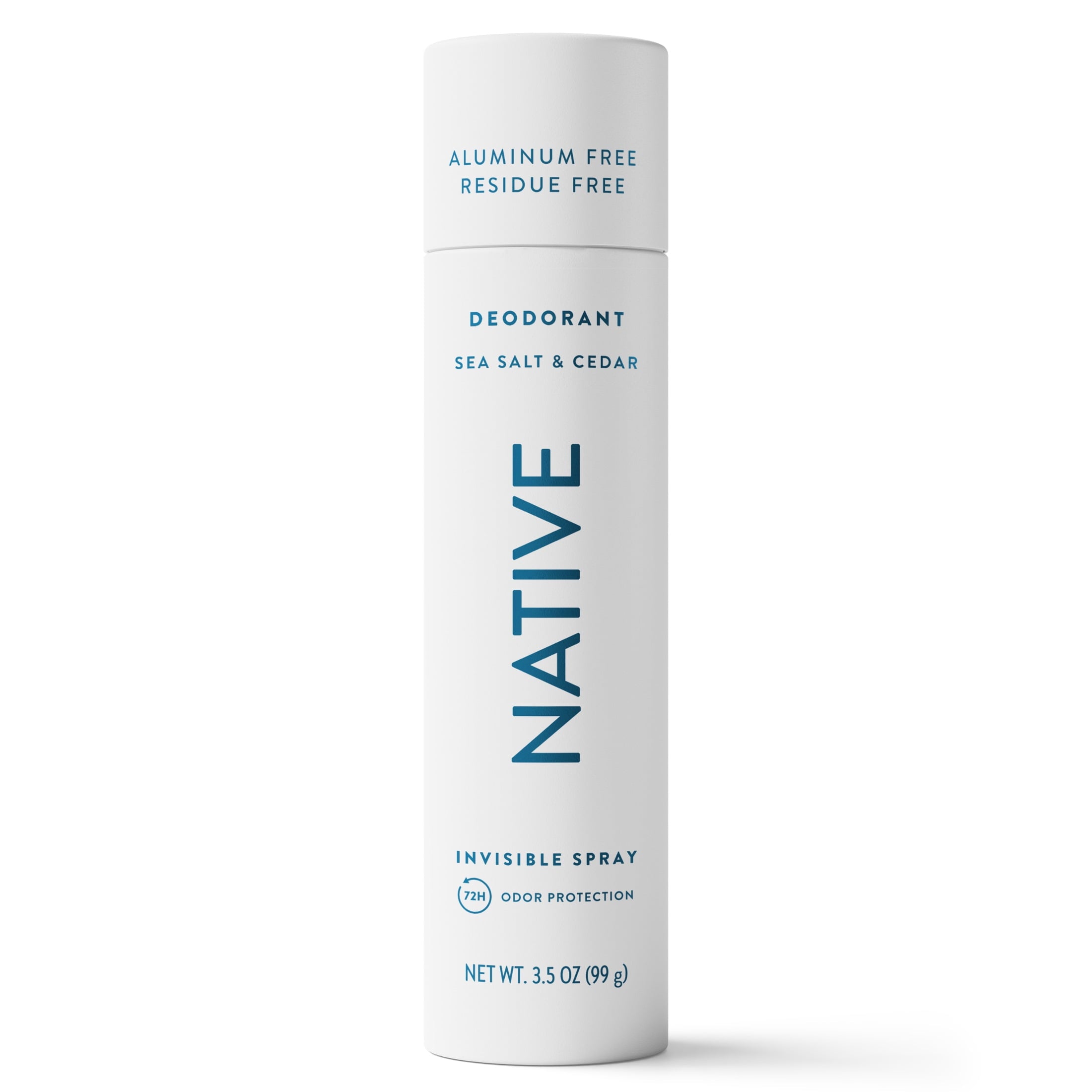 Aluminum Free Deodorant Spray For Men, 72 Hour Deodorant Spray, Sea Salt &amp; Cedar, 3.5oz