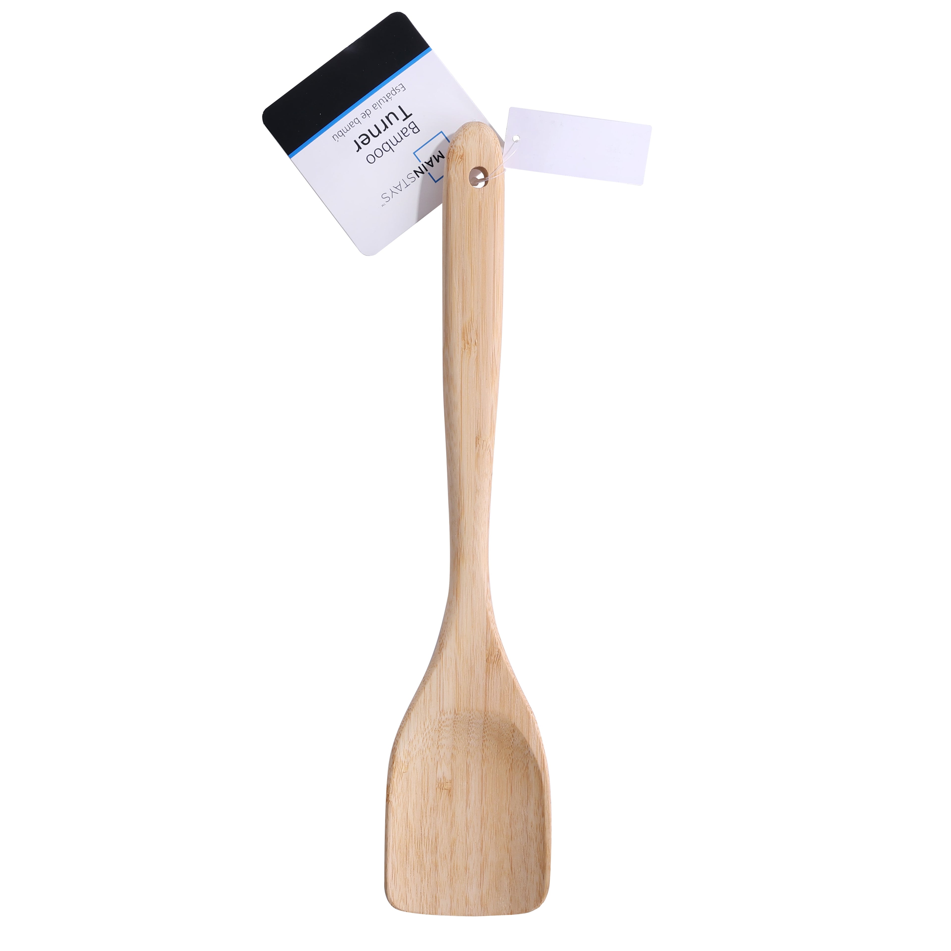Bamboo Turner, Crafted from Bamboo, Cooking and Kitchen, 12.99 x 2.67 x 0.59 inch.
