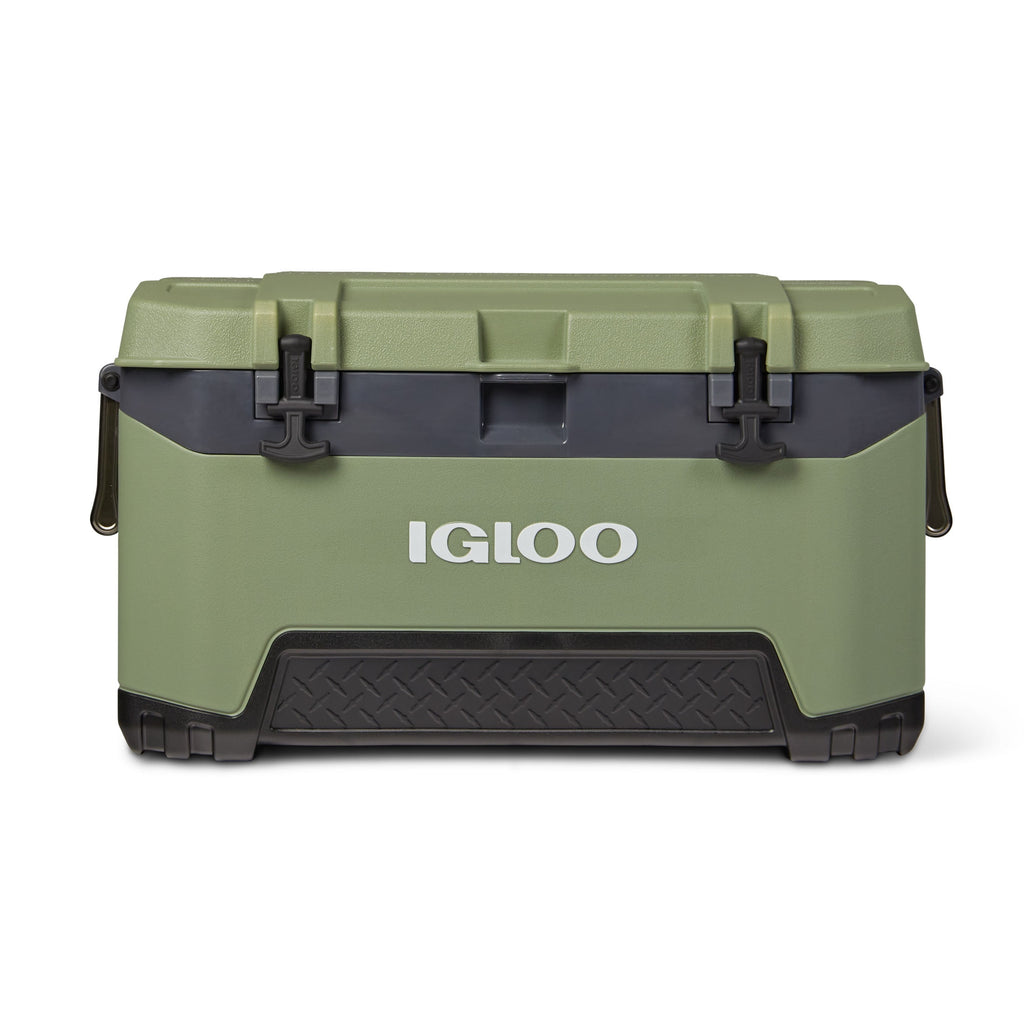 72 QT BMX Ice Chest Cooler with Cool Riser Technology, Oil Green