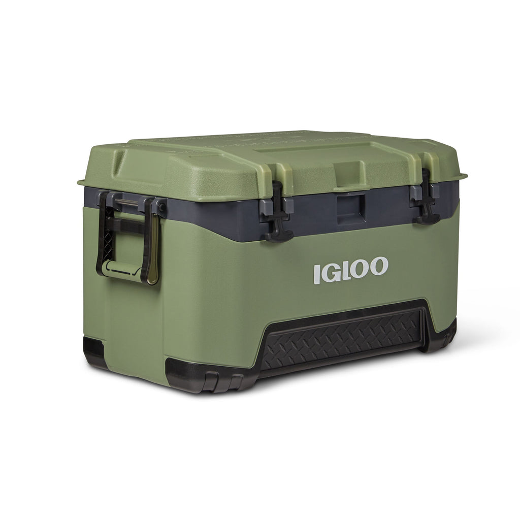 72 QT BMX Ice Chest Cooler with Cool Riser Technology, Oil Green