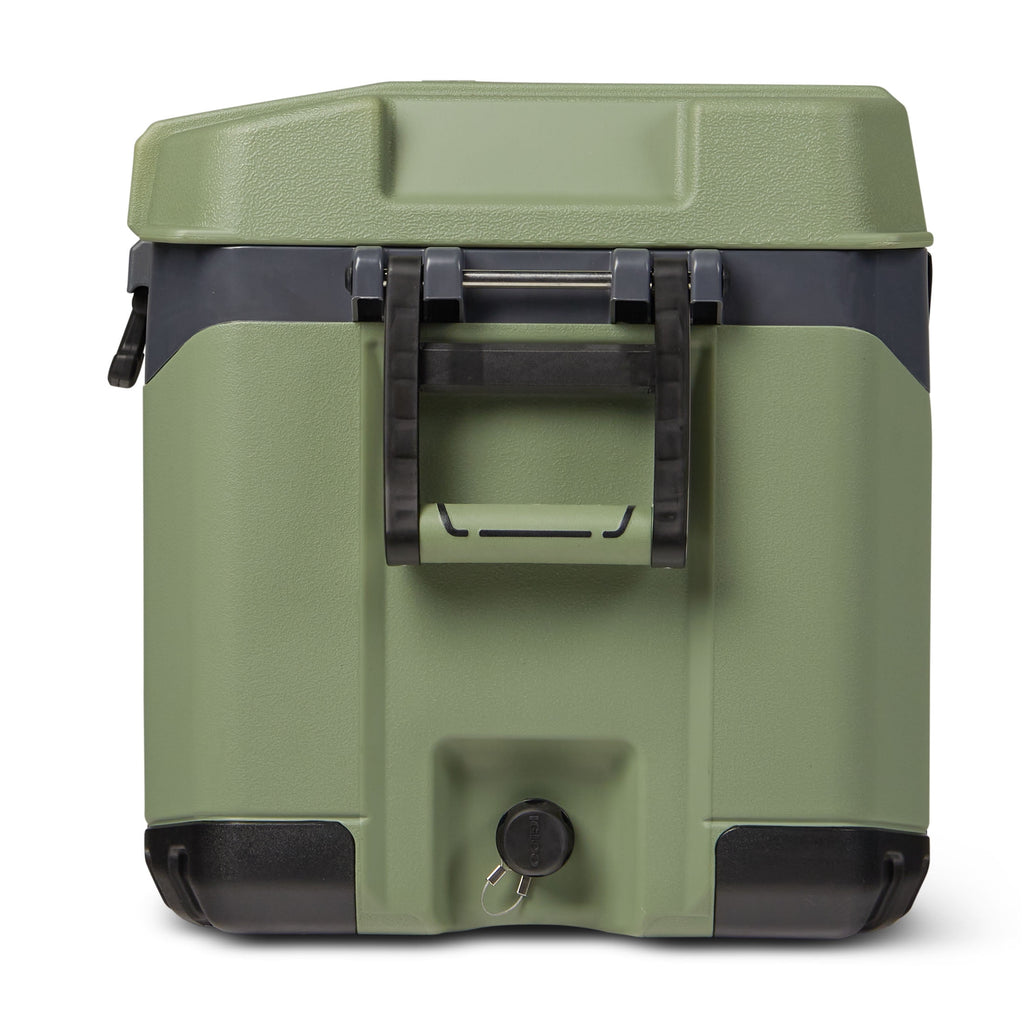 72 QT BMX Ice Chest Cooler with Cool Riser Technology, Oil Green