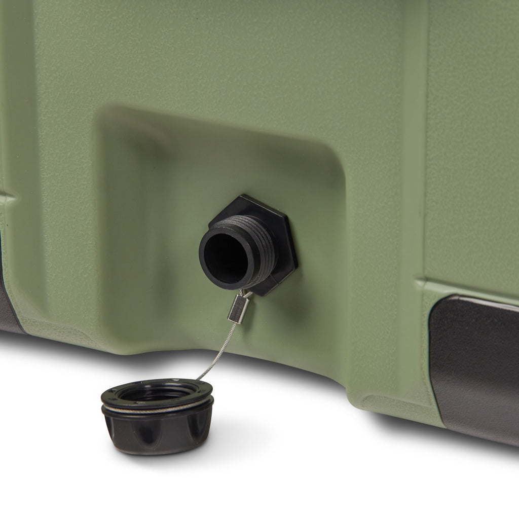 72 QT BMX Ice Chest Cooler with Cool Riser Technology, Oil Green