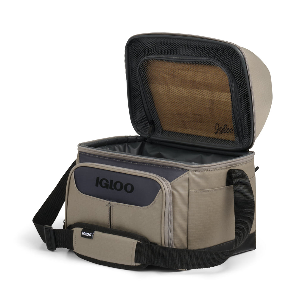 Igloo 22 Can Capacity Trek Gripper Soft Sided Cooler, Sandstone Tan