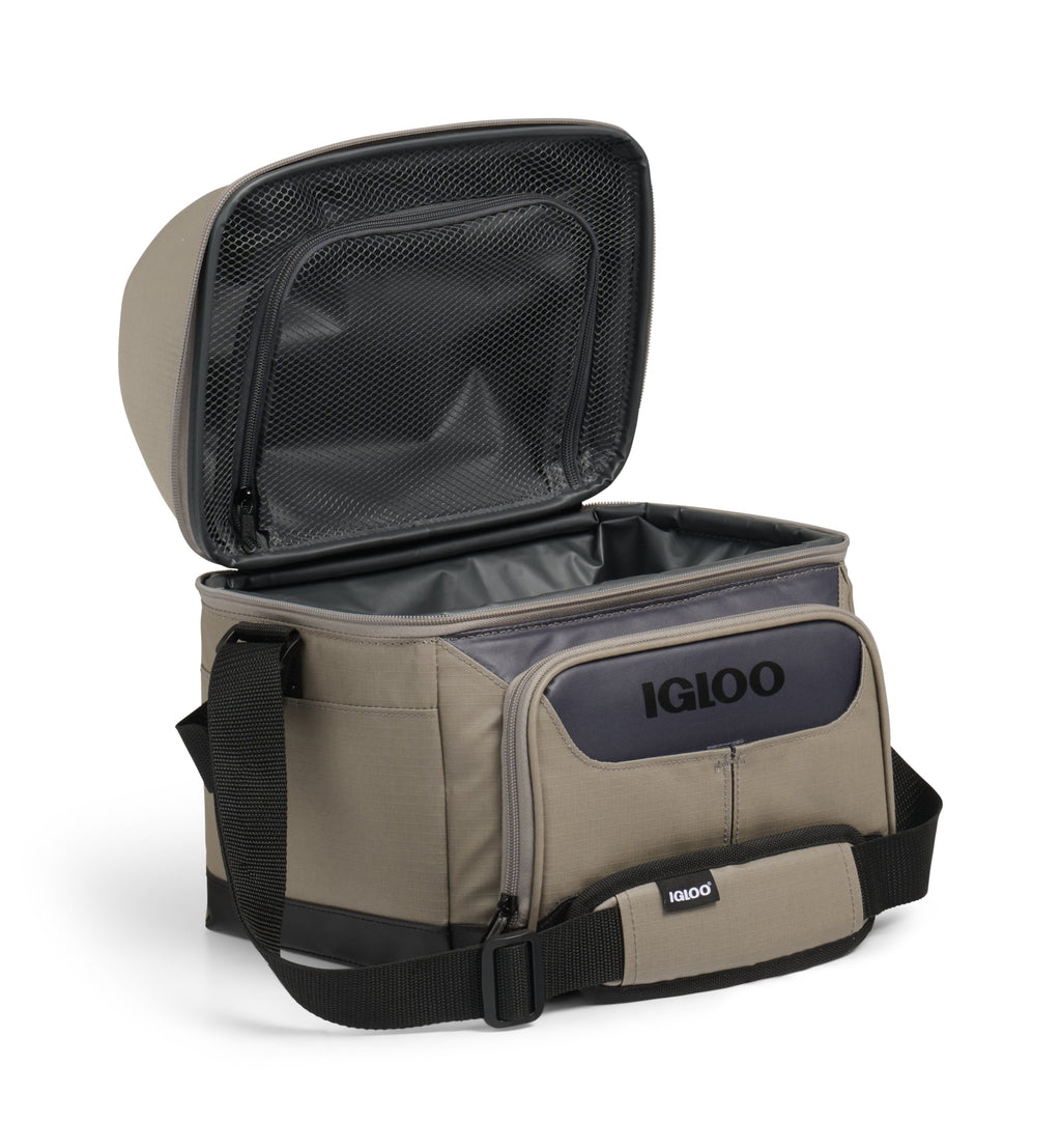 Igloo 22 Can Capacity Trek Gripper Soft Sided Cooler, Sandstone Tan