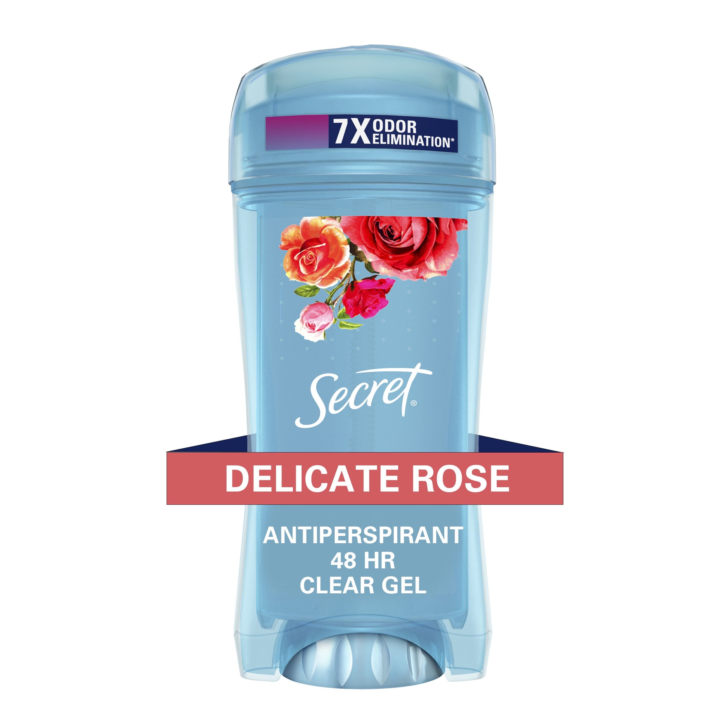 Fresh Clear Gel Antiperspirant Deodorant for Women, Delicate Rose Scent, 2.6 oz