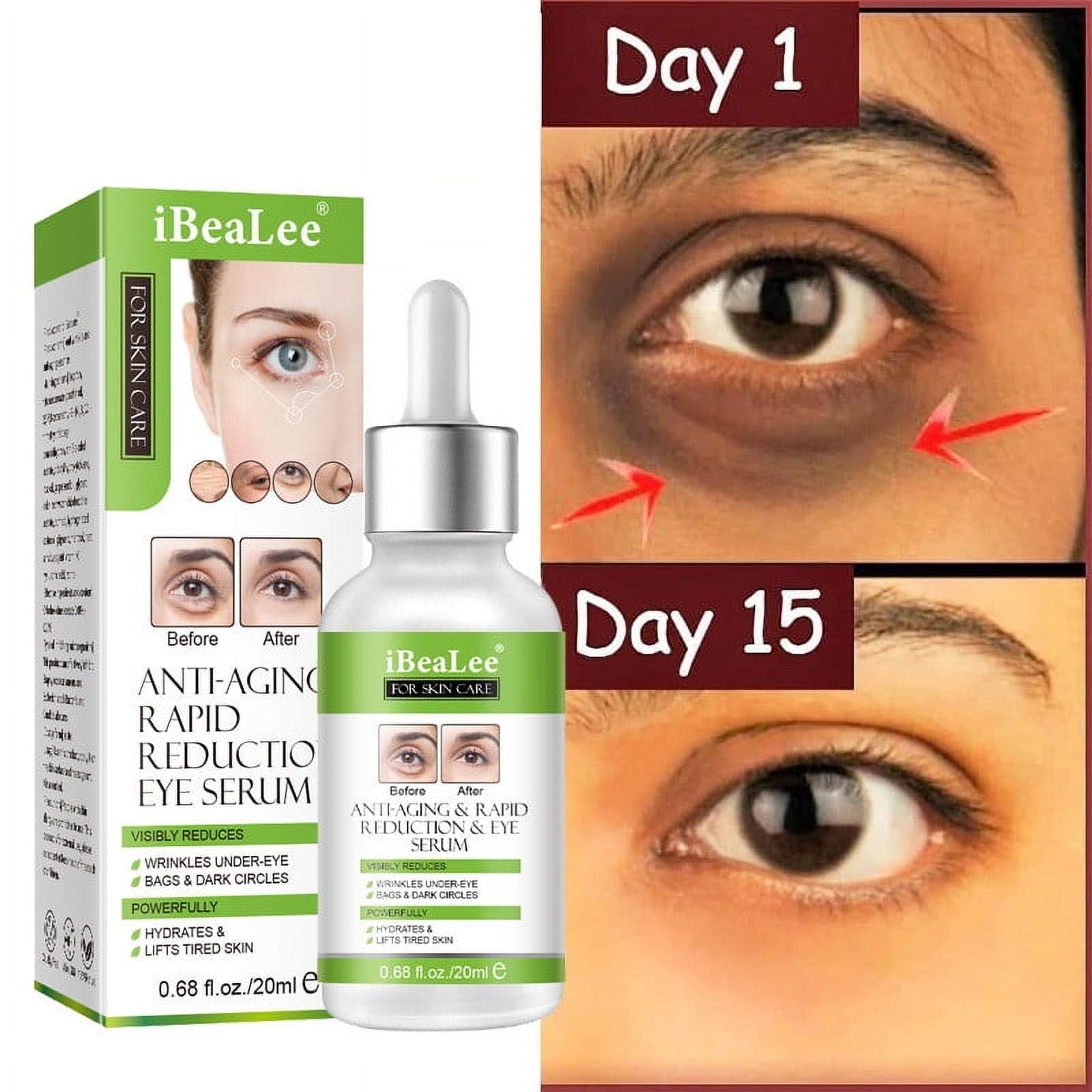 Firming Serum,Aging Eye Serums For Women &amp; Men - Reduces Puffiness, Dark Circles, Under Eye Bags, Wrinkles And Fine Lines Around The Eyes20ML Essence Personal Care Clearance A