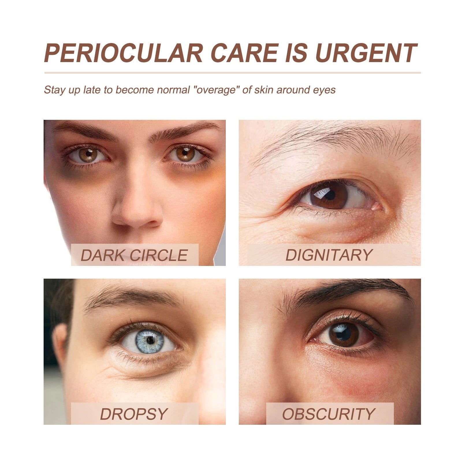 Firming Serum,Aging Eye Serums For Women &amp; Men - Reduces Puffiness, Dark Circles, Under Eye Bags, Wrinkles And Fine Lines Around The Eyes20ML Essence Personal Care Clearance A