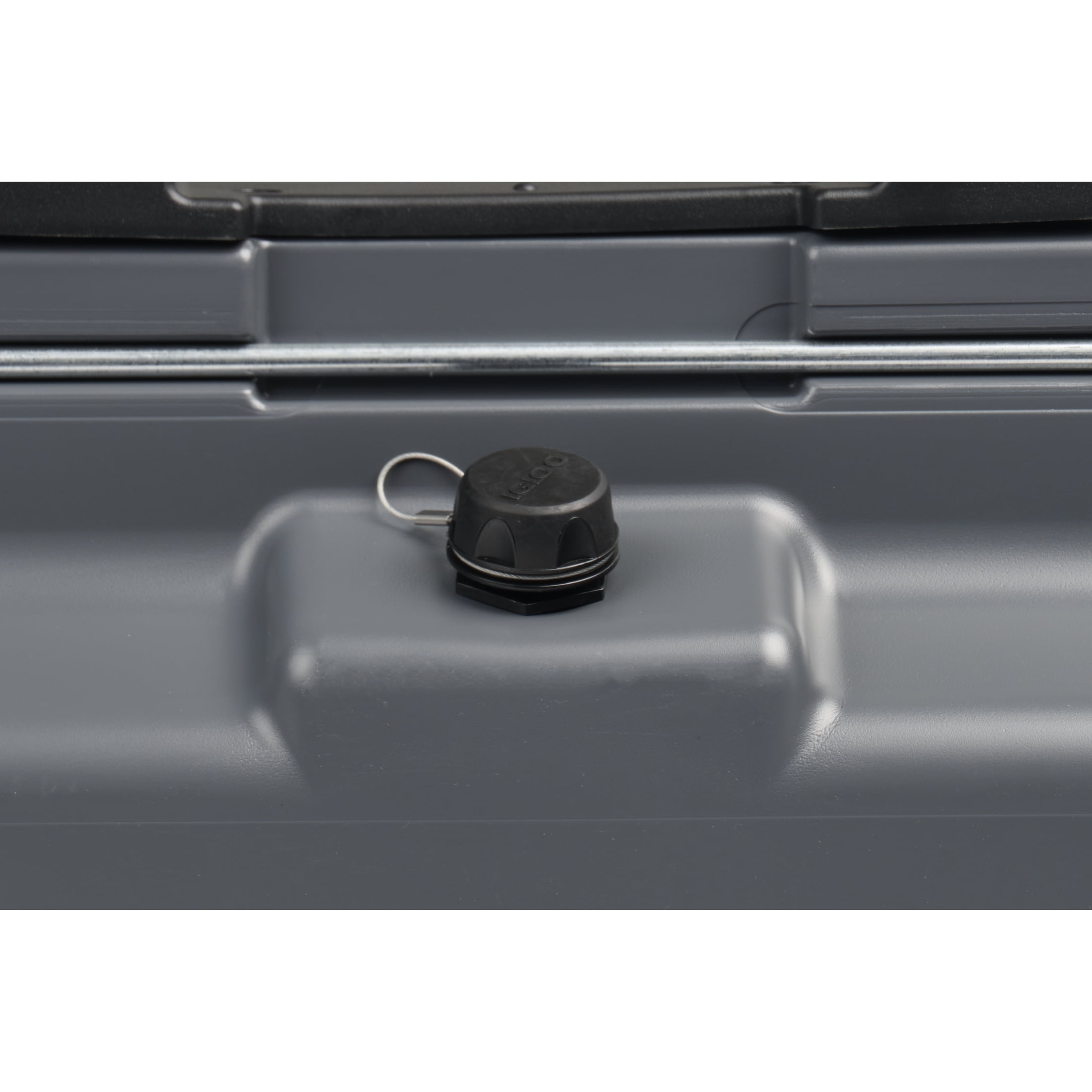52 QT Overland Ice Chest Cooler with Wheels, Gray and Blue