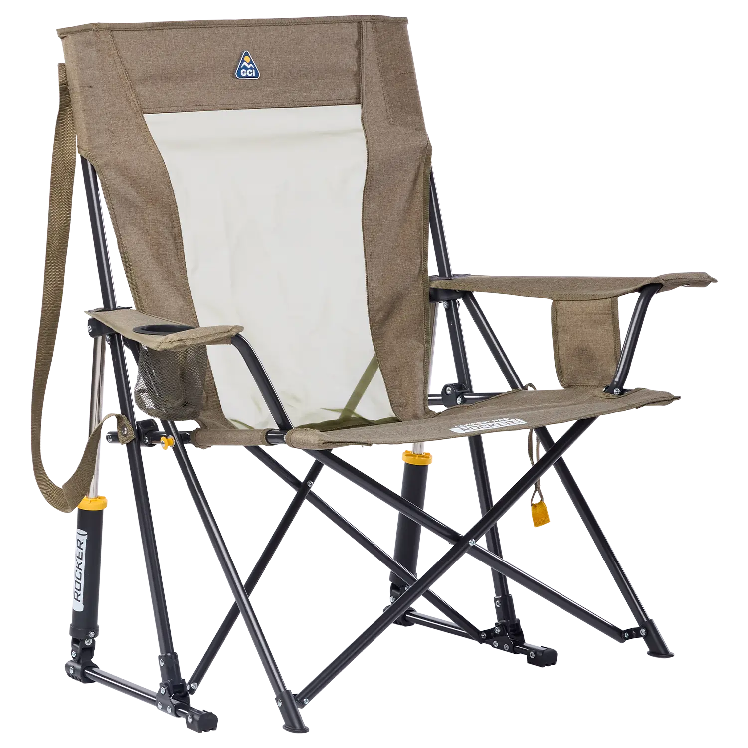Front right view of the Heathered Age Fatigue Comfort Pro Rocker XL. 