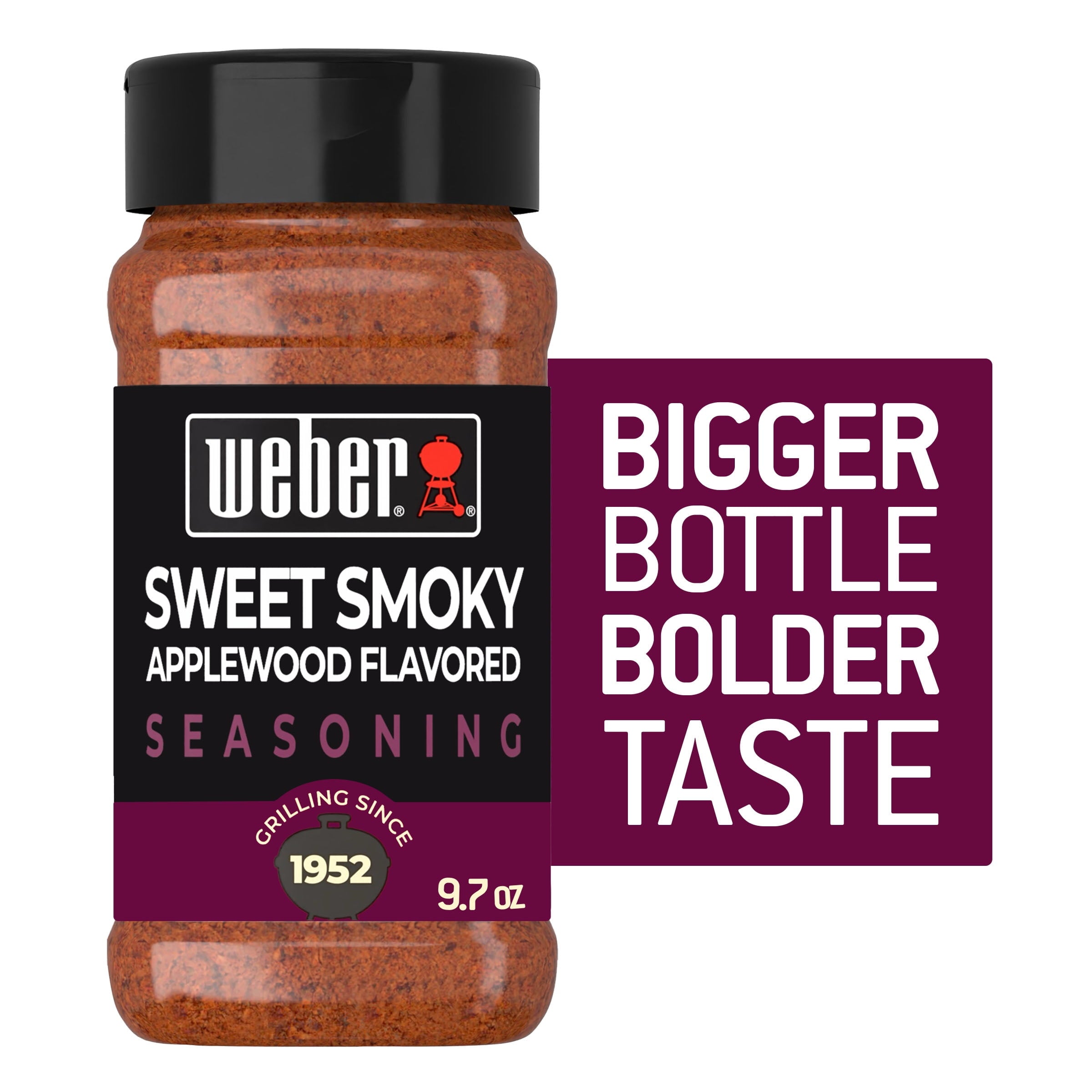 Sweet Smoky Applewood Flavored Seasoning, Applewood Seasoning Blend, 9.7 oz Bottle