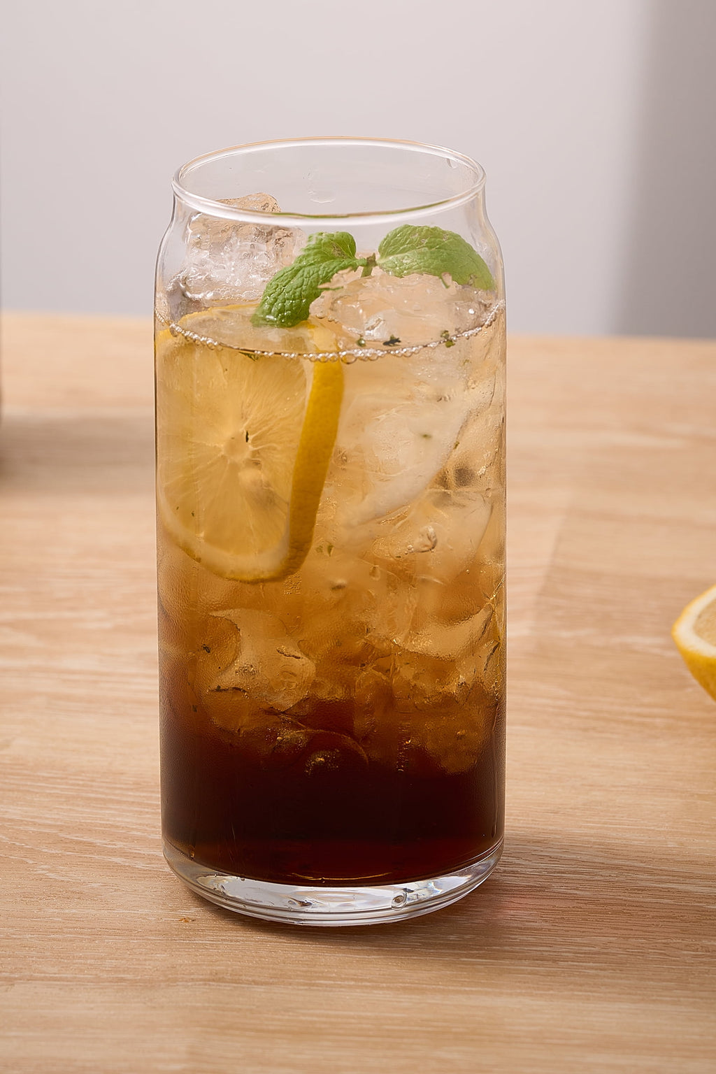 Glass 20oz Clear Drinkware Glass Can Shaped