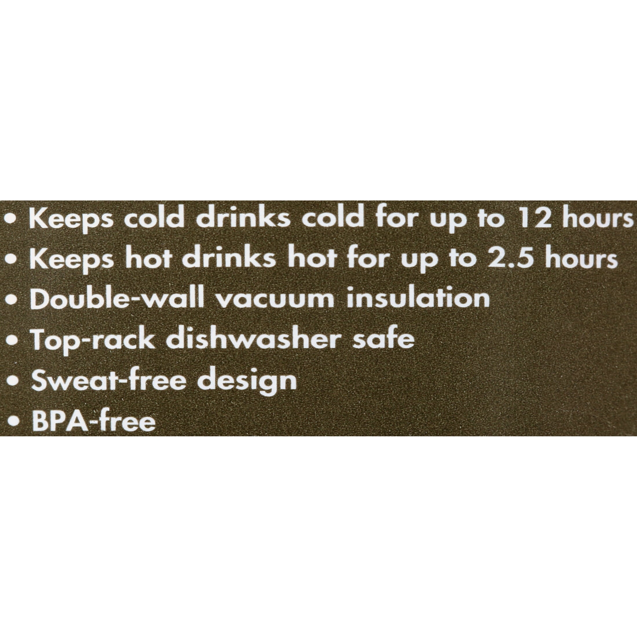 Ozark Trail 22 oz Stainless Steel Insulated Tumbler, Black