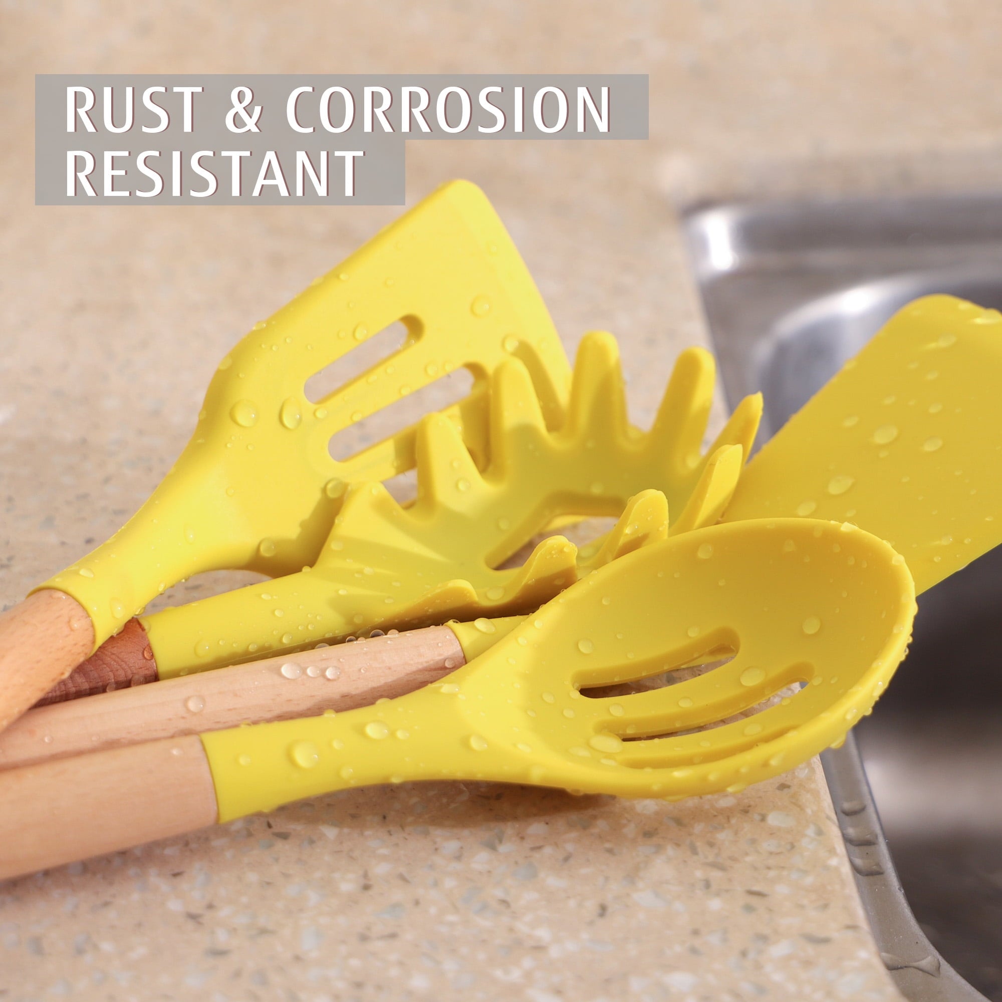 32 PCS Silicone Cooking Utensils Set, 446°F for Nonstick Cookware
