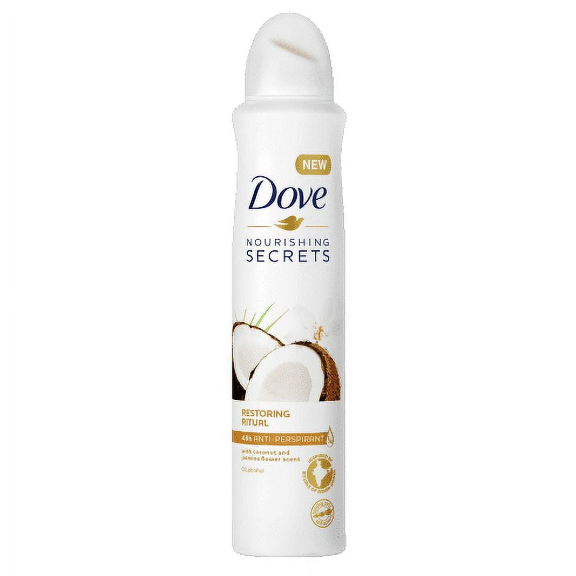 Nourishing Secrets Coconut Jasmine Antiperspirant 48HR Deo Spray, 250ML 8.45 oz