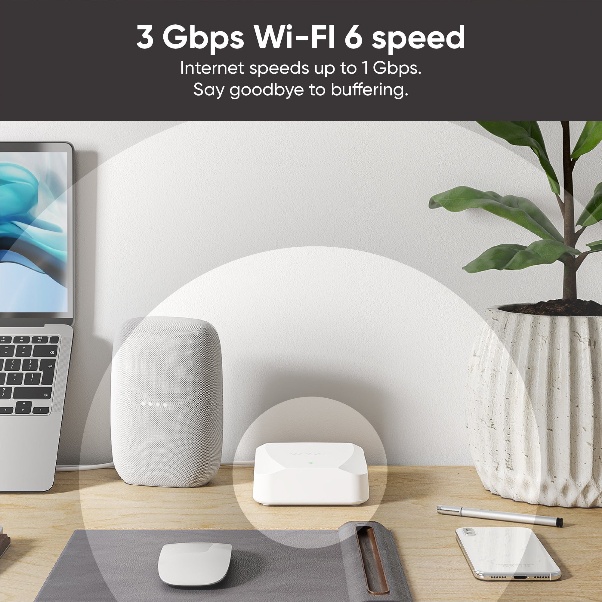 Box Wyze Wi-Fi 6 Mesh Router 2 Pack