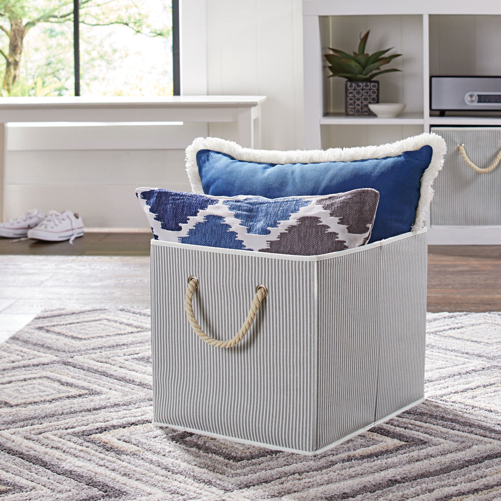 Better Homes &amp; Gardens Collapsible Fabric Cube Storage Bin, Vanilla