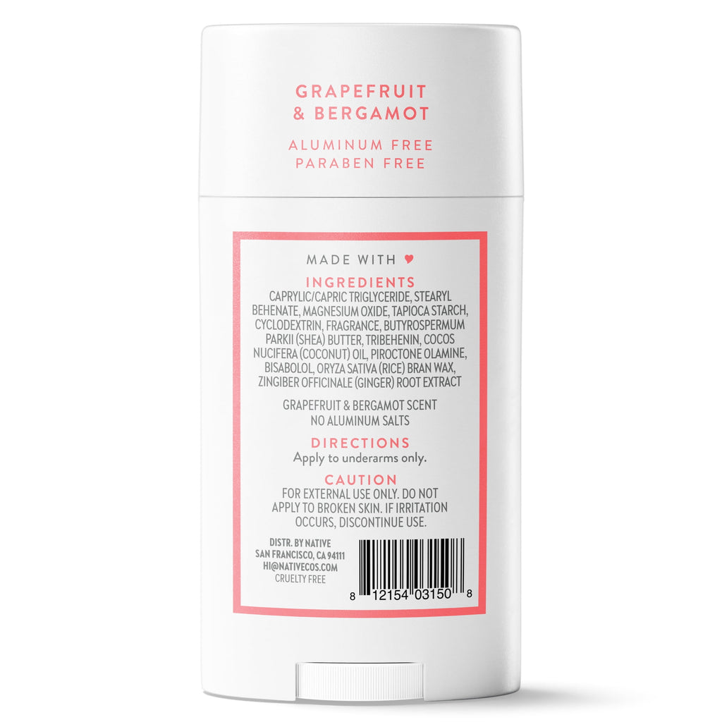 Deodorant Grapefruit &amp; Bergamot, 2.65oz