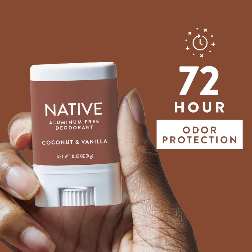 Deodorant, Aluminum Free, Coconut &amp; Vanilla, for Women and Men, Travel Size 0.35 oz