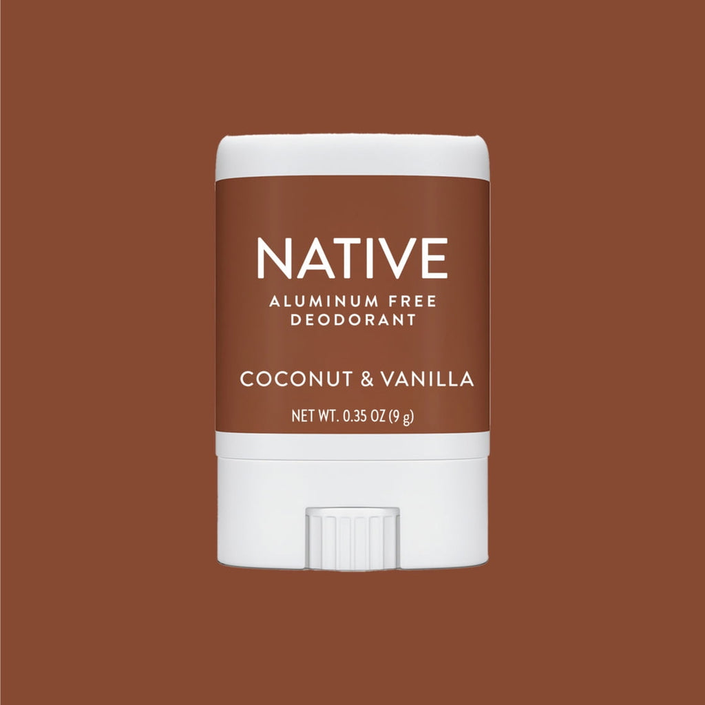 Deodorant, Aluminum Free, Coconut &amp; Vanilla, for Women and Men, Travel Size 0.35 oz