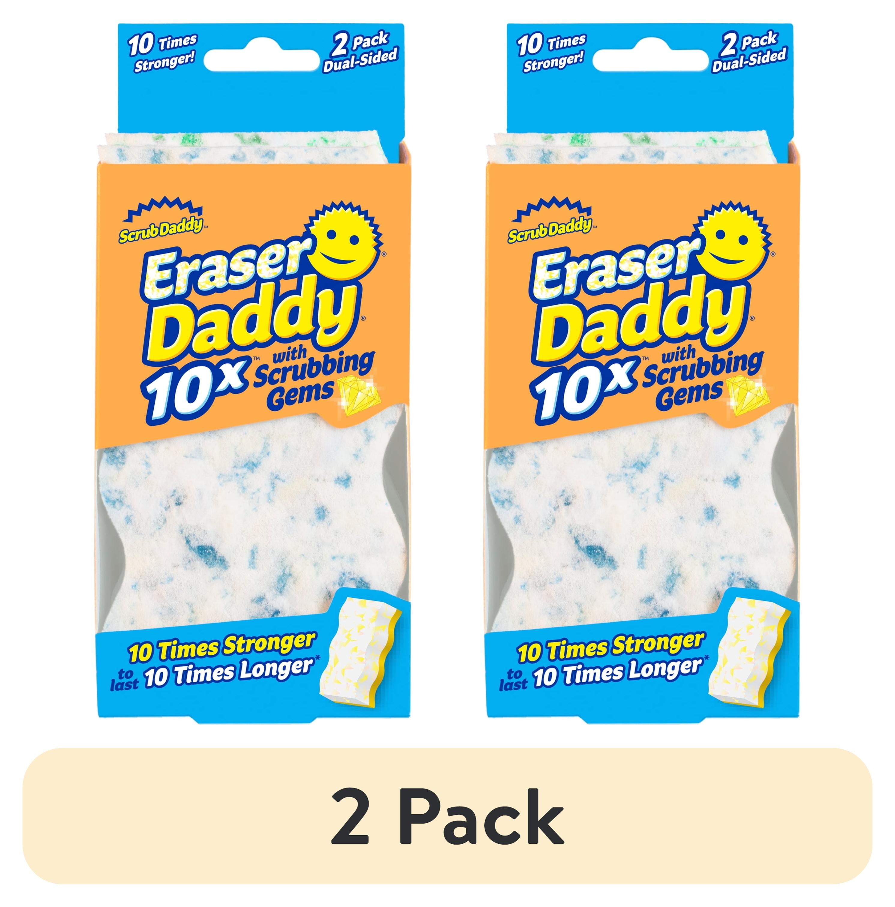 (2 pack) Eraser Daddy 10x Dual Sided Cleaning Pads, 2 Count