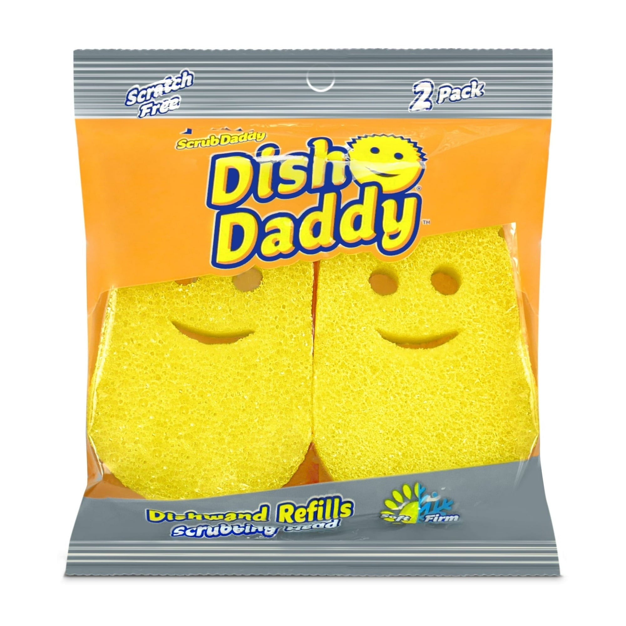Dish Daddy Non-Scratch Sponge Dish Daddy Attachments, 5 Count